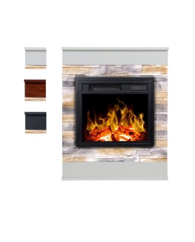 Aflamo LED Elektrokamin Standkamin | Smart Stone Concrete