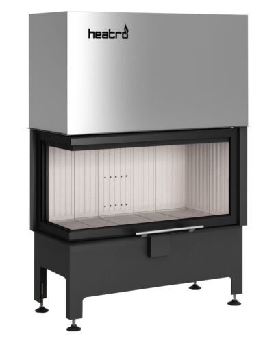 Heatro 81LH| Panoramascheibe mit Seitenverglasung links| 12 kW