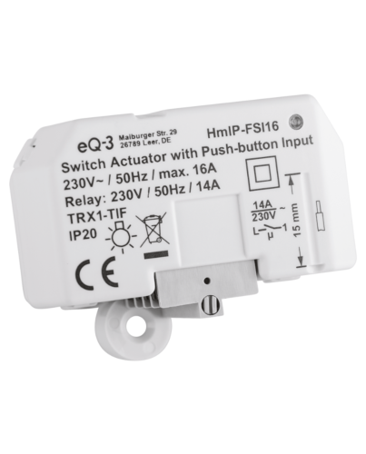 Homematic IP Schaltaktor Unterputz - 16 A | eQ-3 | HmIP-FSI16  ➔ www.klimaworld.com