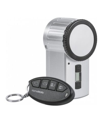 Homematic Funk-Türschlossantrieb KeyMatics silber + Funk-Handsender