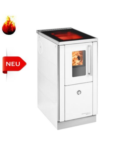 Küchenherd Haas+Sohn HSD 40.5-SF weiss ohne Stahlkochplatte 6kW