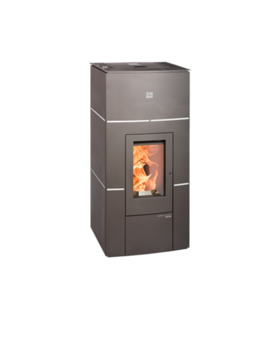 Pelletofen HSP 6 HELENA-RLU 465.32, perl-anthrazit, weiss 8kW