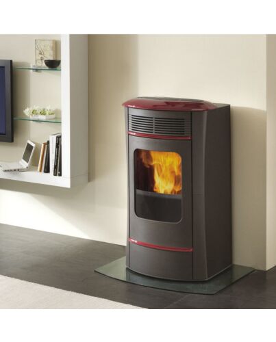 Idrosally | Stahl | Oberteil und Einsätze aus Keramik bordeaux