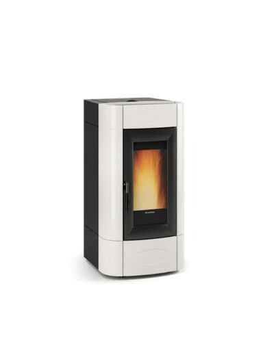 Extraflame Pelletofen Isidora Idro H in weiß