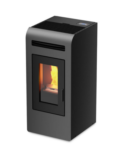 Kalor Cayenne mit 6,3 kW Pelletkamin in Grau
