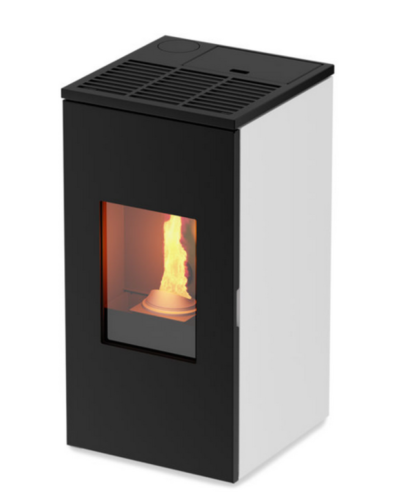 Pelletkamin Kalor Futura Mod 11C in weiß | klimaworld.com