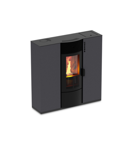 Kalor Pelltkamin Quadra Mod 8C in Grau | klimaworld.com