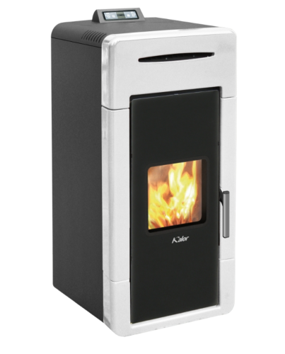 Kalor wasserführender Pelletkamin Nadia 24 in weiß | klimaworld.com