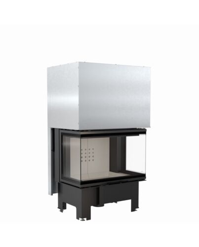 ThermoFlux Kamineinsatz TFA10-HLRF 80/40 | 3-seitig, Guillotine | 10 kW ➔ www.klimaworld.com