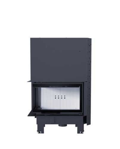 ThermoFlux Kamineinsatz TFD7-HEL | Eckschiebetür links | 10 kW ➔ www.klimaworld.com