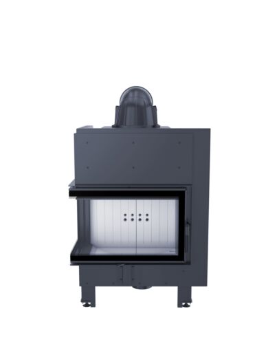 ThermoFlux Kamineinsatz TFD7-KEL | Eckscheibe links | Klapptür | 10 kW  ➔ www.klimaworld.com