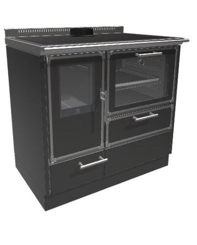 KE90H Gussringe Abgas oben Farbe schwarz