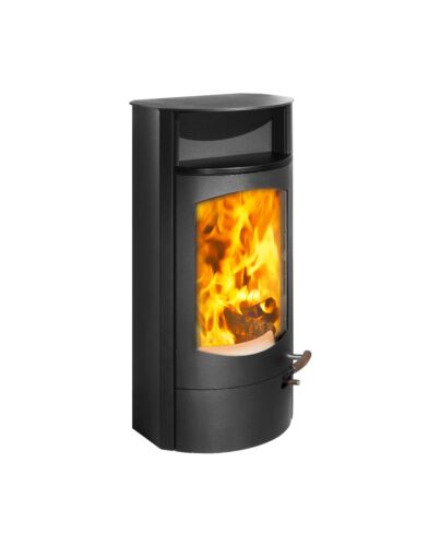 Austroflamm | KOKO 2.0 GRUNDGERÄT + KERAMOTT + WHF | schwarz matt