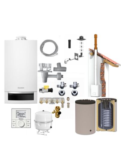 Buderus Gas Brennwert Therme GB172 Set