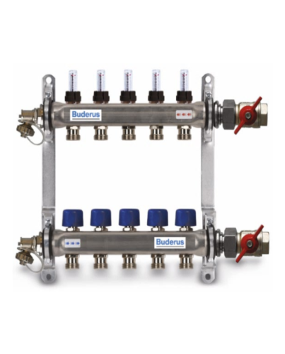 BUDERUS | Logafloor Heizkreisverteiler HVE-FD AK/15 | 15 Kreise  ➔ www.klimaworld.com