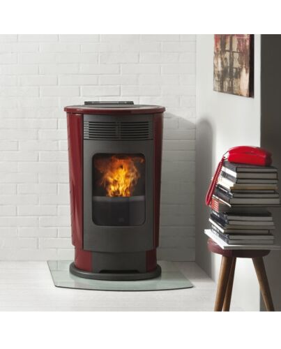 Edilkamin Logo | Keramik bordeaux