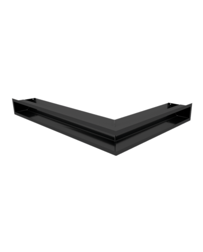 Kratki Eckluftleiste 45S links | 766x547 mm Winkel x 90 mm | schwarz