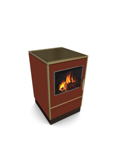 Glutos HHS 02 G Küchenherd mit Sichtscheibe in majolika 5,5 kW | klimaworld.com