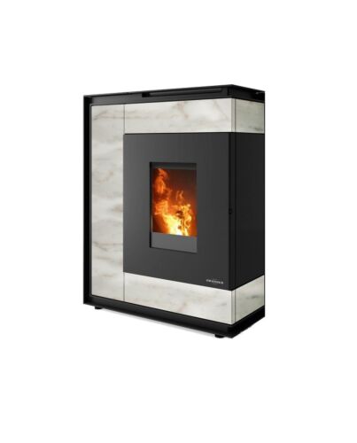 ORANIER | Boreas | Stahl Schwarz | Marmorweiß | 8 kW | A+