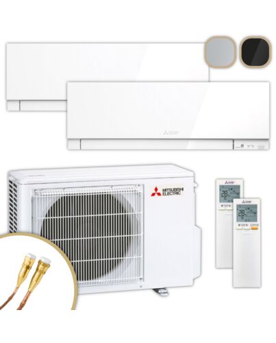 MITSUBISHI | Klima-Set MXZ/MSZ-EF | 1,8 kW + 2,5 kW | Quick-Connect