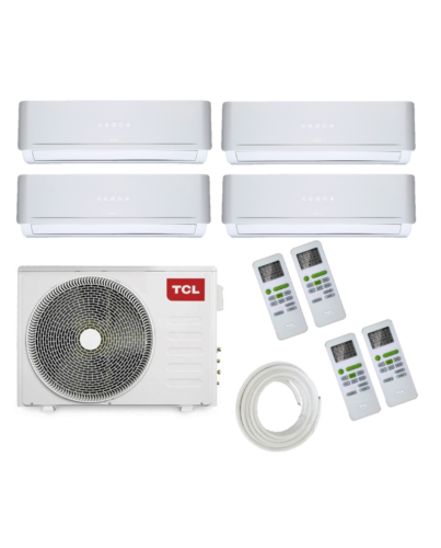 TCL Inverter-Multisplit-Klimaanlage | FMA Quattro | 4 x 2,2 kW | 30000 BTU
