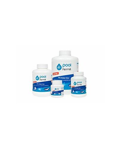 Fermit | PVC- Kleber blau | 1000 ml Dose m. Pinsel 