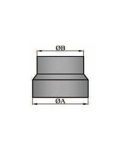 Rauchrohr/Ofenrohr Reduzierung 140/130mm