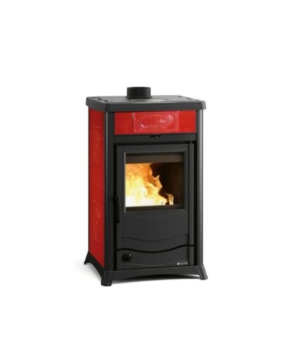 La Nordica wasserführender Kaminofen TermoRossella Plus Evo DSA 4.0 | 11,1 kW | bordeaux