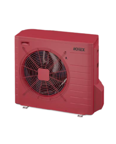 Rotex Wärmepumpen Außengerät | RRGA08DV-CR rubinrot | 8 kW