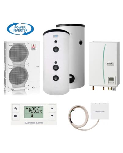 Mitsubishi | Heizungs-Set 407 | Split | Hydromodul | 12,0 kW