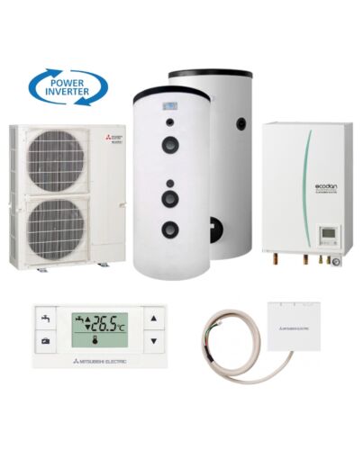 Mitsubishi | Heizungs-Set 408 | Split | Hydromodul | 16,0 kW