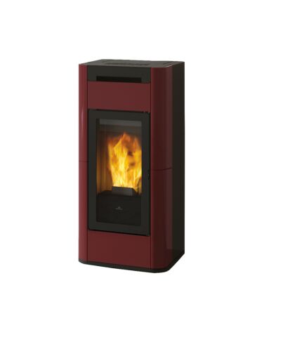 Edilkamin Tera H30 EVO Keramik bordeaux