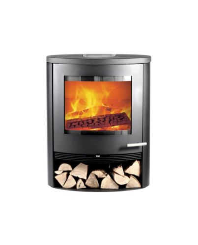 TermaTech | Kaminofen | TT22R | 7,5 kW | abgerundete Seiten | schwarz