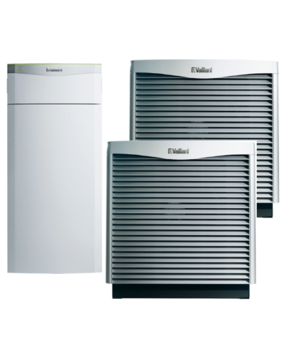Vaillant flexoTHERM mit 2x Außenlufteinheit aroCollect | klimaworld.com