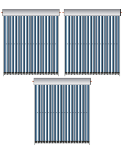 Vakuumkollektorpaket Nr. 03 - EtaSunPro VRK20 - 60 Röhren