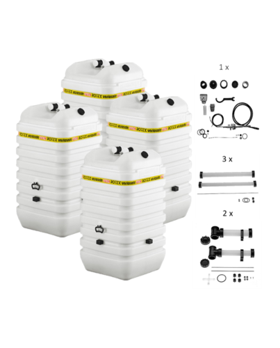 Rotex Heizöltank variosafe Set - 4x600 L Tank inkl. Zubehör | VSF 603 ➔ Klimaworld.com