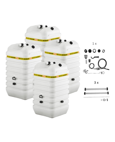 Rotex Heizöltank variosafe Set - 4x600 L Tank inkl. Zubehör | VSF 612 ➔ Klimaworld.com