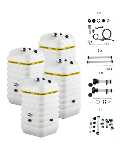 Rotex Heizöltank variosafe Set - 4x600 L Tank inkl. Zubehör | VSF 623 ➔ Klimaworld.com