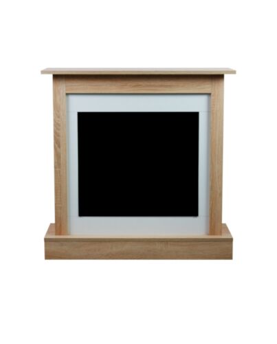 Aflamo LED Standkamin Vigo Classic | eiche-weiß