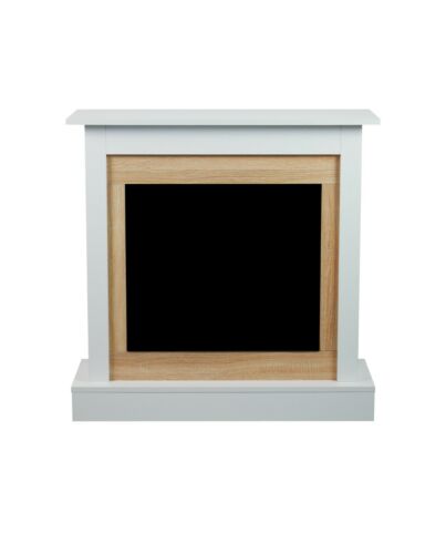 Aflamo LED Standkamin Vigo Classic | weiß-eiche