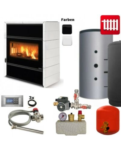 La Nordica Wasserführender Kaminofen Fly Idro D.S.A – komplett Set