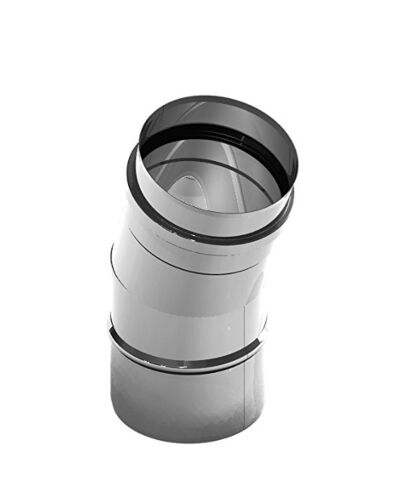 Pelletrohre Pellet Winkel 15° Verbindungsleitung DN 80mm