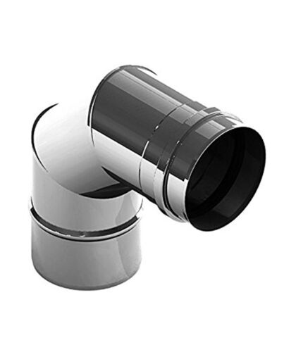 Pelletrohre Pellet Winkel 90° Verbindungsleitung