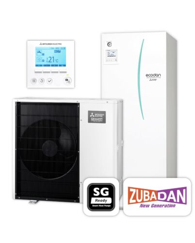 MITSUBISHI | Ecodan Wärmepumpen-Set 5.11 | Zubadan Inverter | 6,0 kW