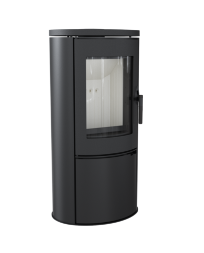 Kratki Kaminofen Koza AB | gebogene Scheibe | 8 kW | KOZA/AB ➔ www.klimaworld.com