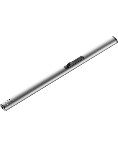 Kratki Stabfeuerzeug / Piezozünder nachfüllbar | silber | ZAPALARKA ➔ www.klimaworld.com