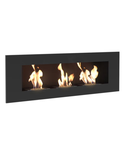 Kratki Biokamin Wandkamin Delta 3 | schwarz | DELTA3/TUV/EX