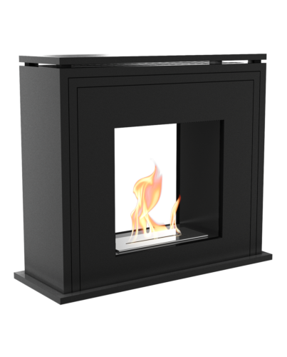 Kratki Biokamin June Tunnel +Verkleidung | schwarz | JUNE/T/CZARNY/TUV ➔ Klimaworld