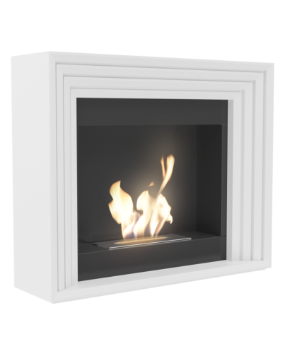 Kratki Biokamin / Standkamin Planet | weiß | PLANET/TUV ➔ Klimaworld