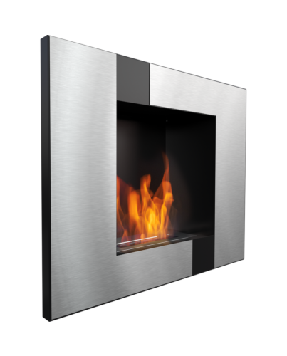 Kratki Biokamin Quat | schwarz Quadrat | QUAT/CZARNY/QUBE/TUV